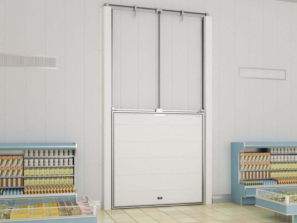 Подъемная вертикальная дверь для охлаждаемых помещений серии IDV 7