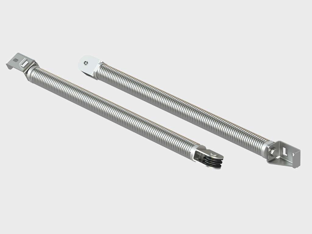 Ворота гаражные секционные с пружинами растяжения RSD01BIW 14