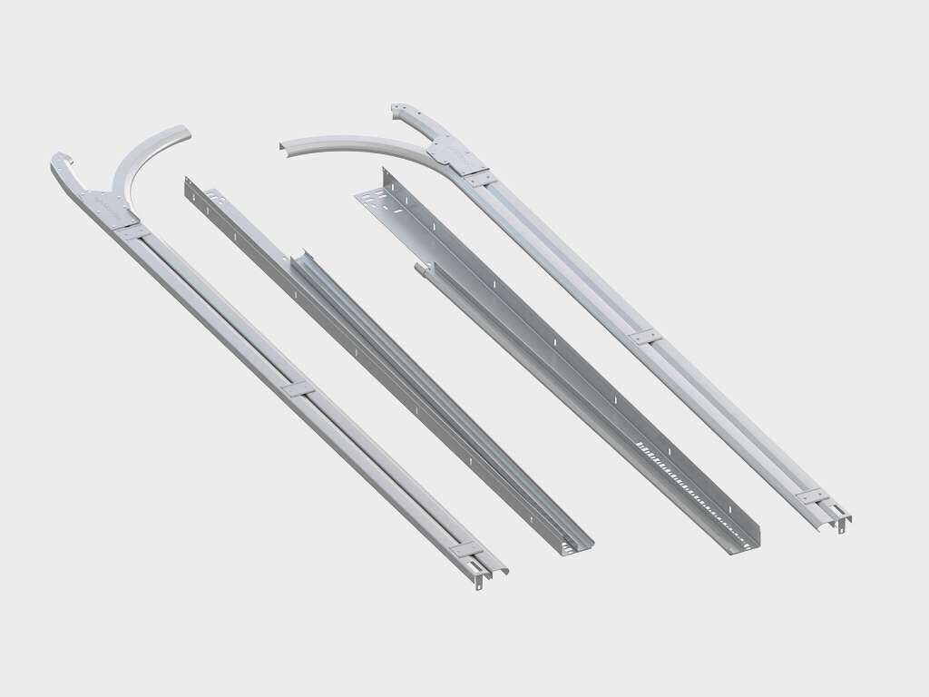 Ворота гаражные секционные с пружинами растяжения RSD01BIW 13