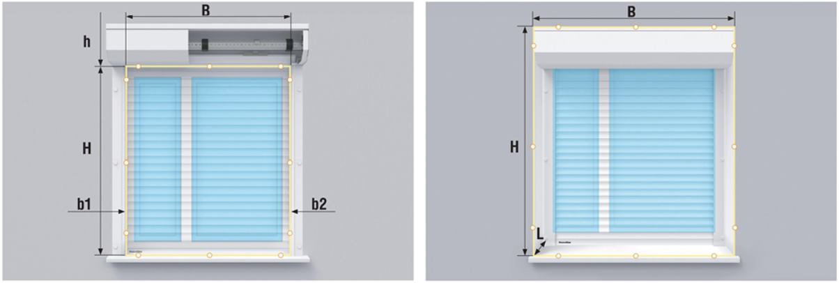 Рольставни на окна из пенозаполненного перфорированного роллетного профиля RH45PN 3 Рольставни на окна из пенозаполненного перфорированного роллетного профиля RH45PN 3