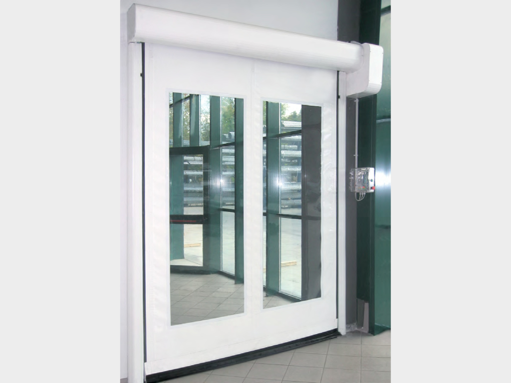 Скоростные рулонные ворота для пищевой промышленности 12