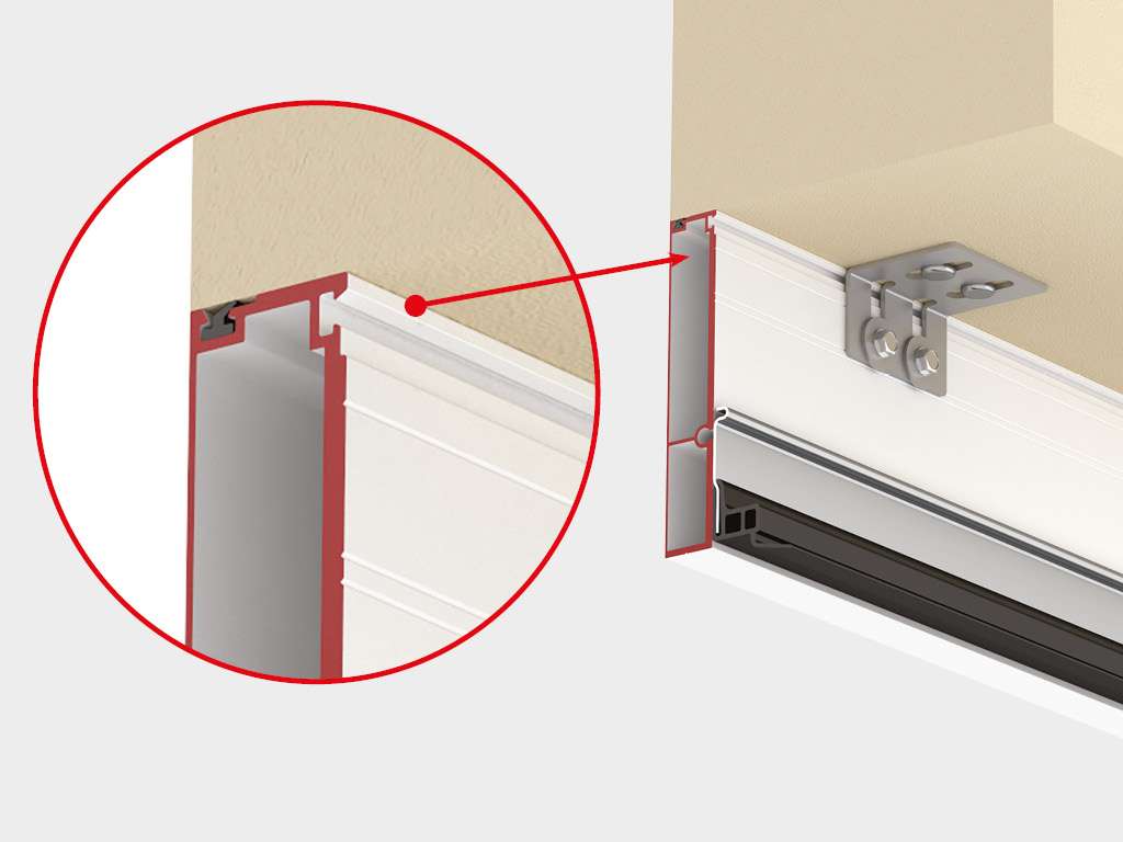 Ворота гаражные секционные с пружинами растяжения RSD01BIW 3