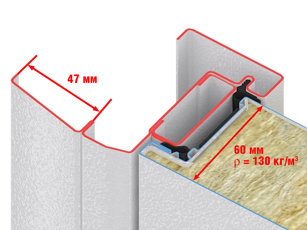 Противопожарные двери двустворчатые 6