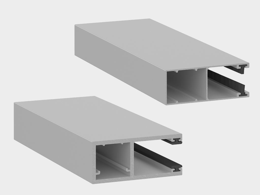 Рольставни на окна из пенозаполненного перфорированного роллетного профиля RH45PN 14 Рольставни на окна из пенозаполненного перфорированного роллетного профиля RH45PN 14