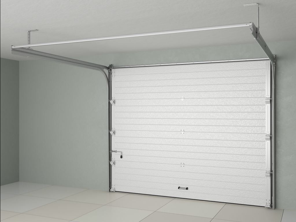 Ворота гаражные секционные с пружинами растяжения RSD01BIW 6