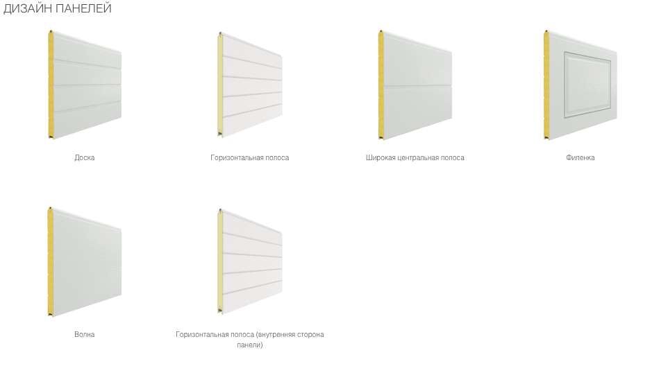 Ворота гаражные секционные с пружинами растяжения RSD01BIW 7