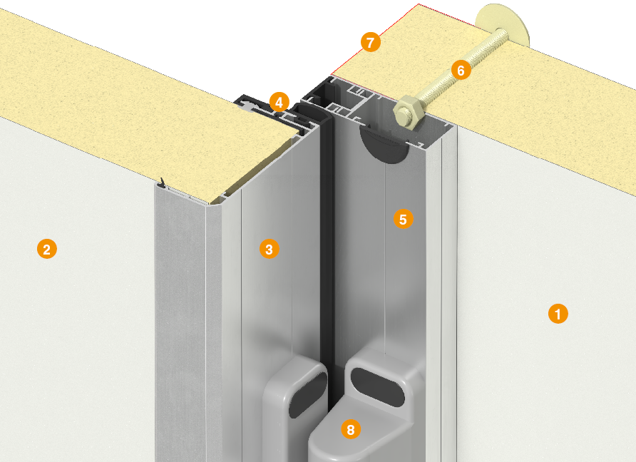 Комплект холодильной камеры Doorhan серии RC-PP 3
