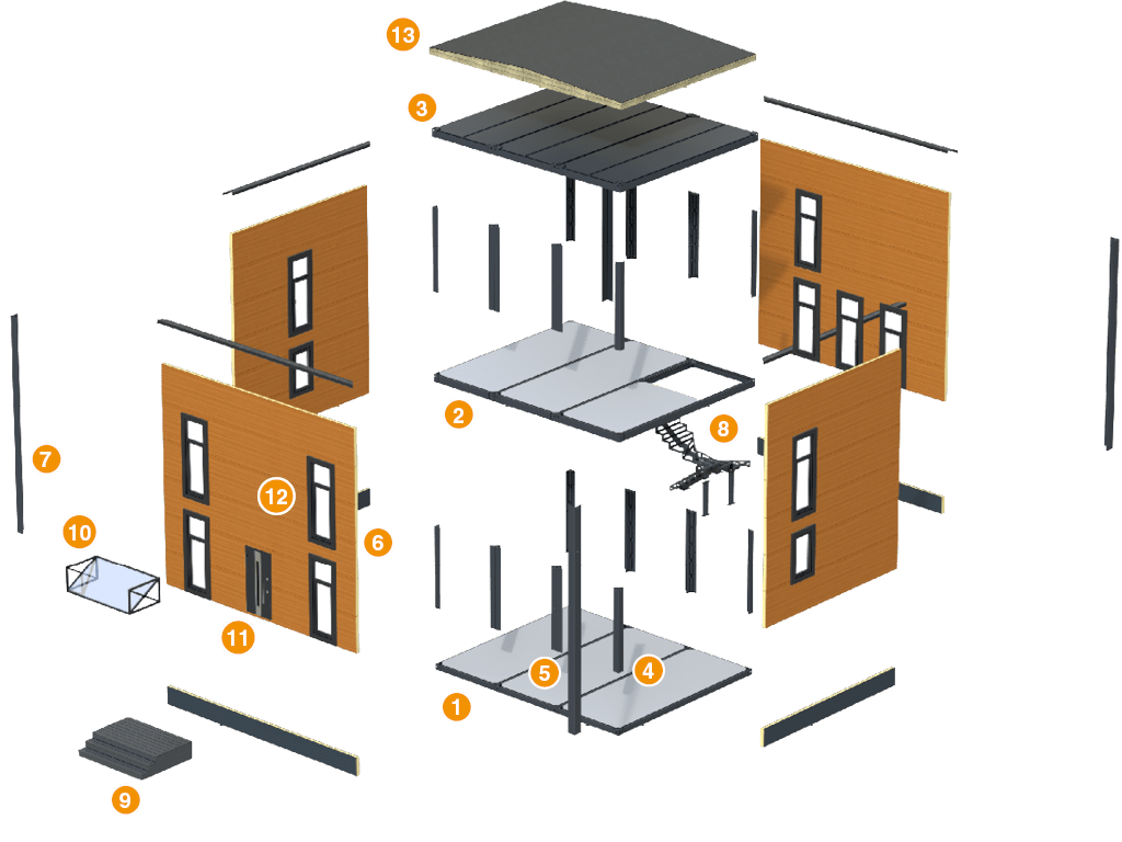 Модульный дом EFFECT LIGHT 118 1
