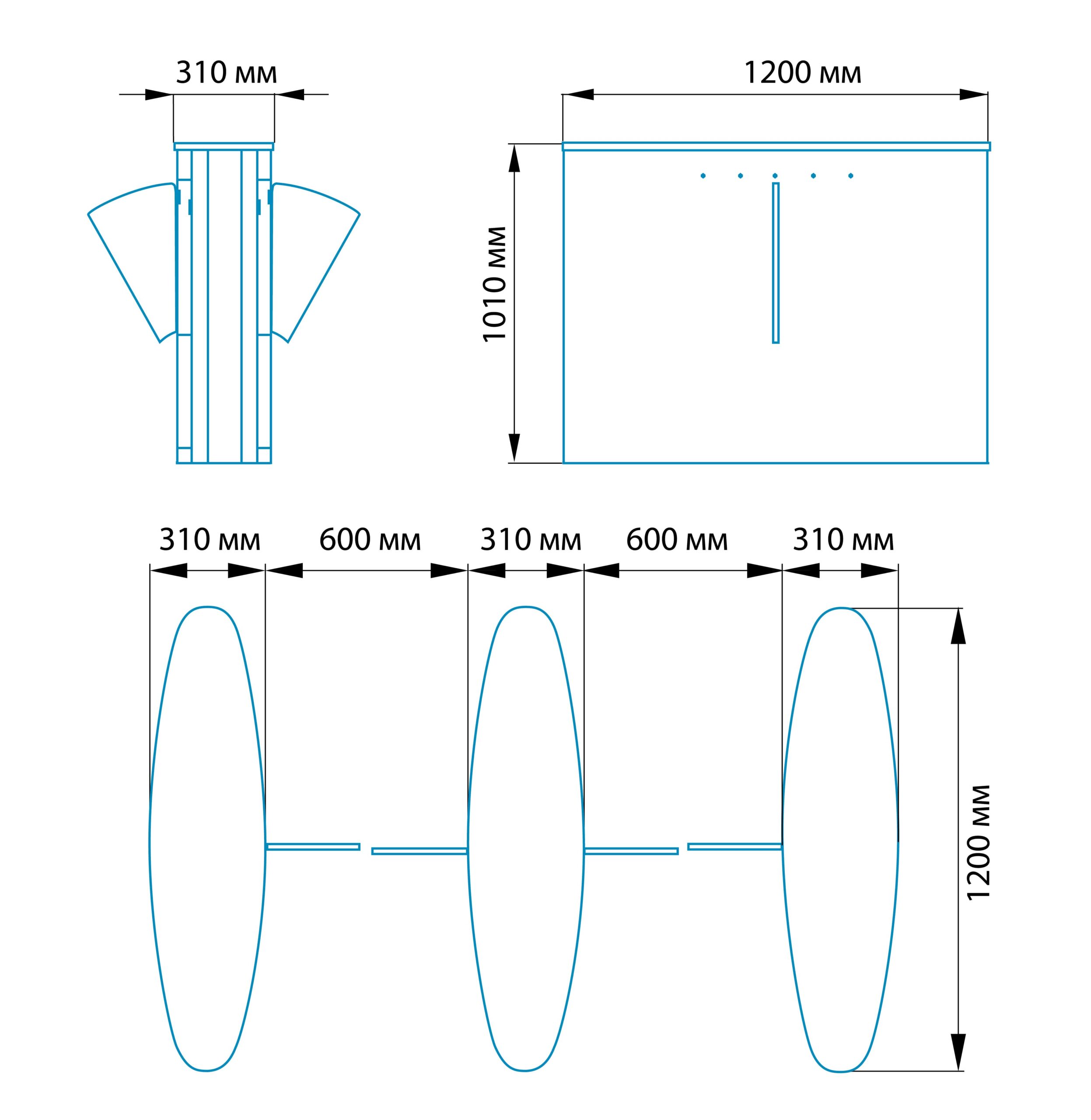Турникет скоростной БЛОКПОСТ СКП 800 1 Турникет скоростной БЛОКПОСТ СКП 800 1