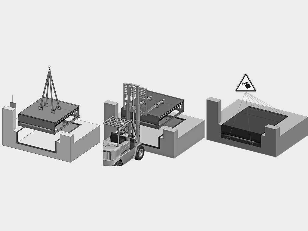Платформа уравнительная с выдвижной аппарелью 2