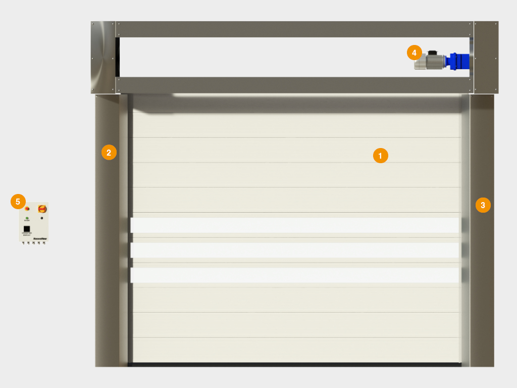 Скоростные спиральные ворота 1