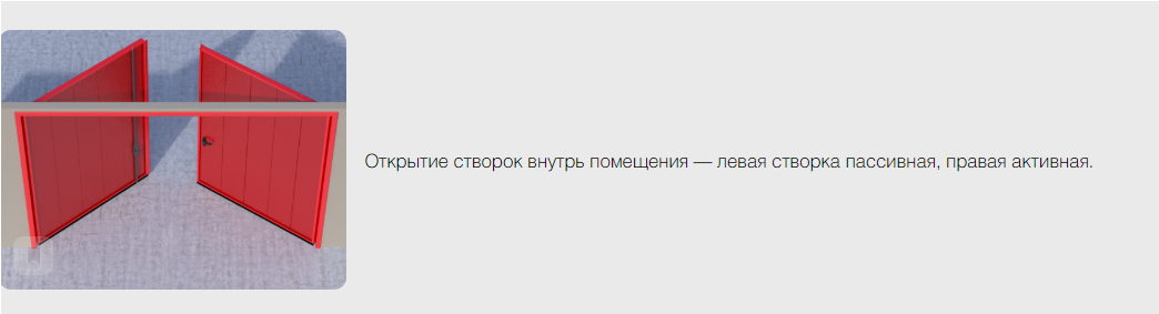 Распашные противопожарные ворота с классом огнестойкости EI90, EI120 12