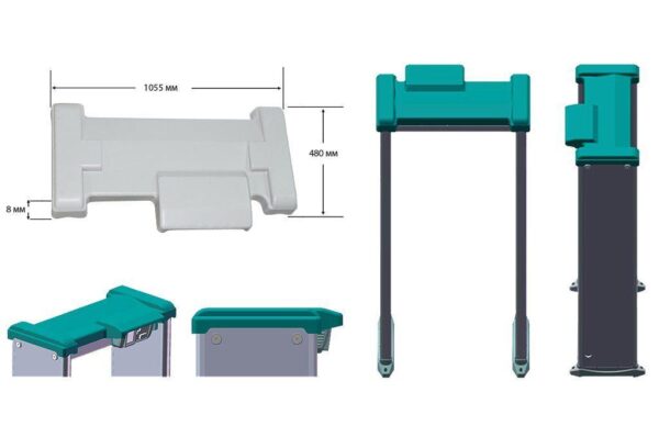Арочный металлодетектор БЛОКПОСТ PC Z 100 8