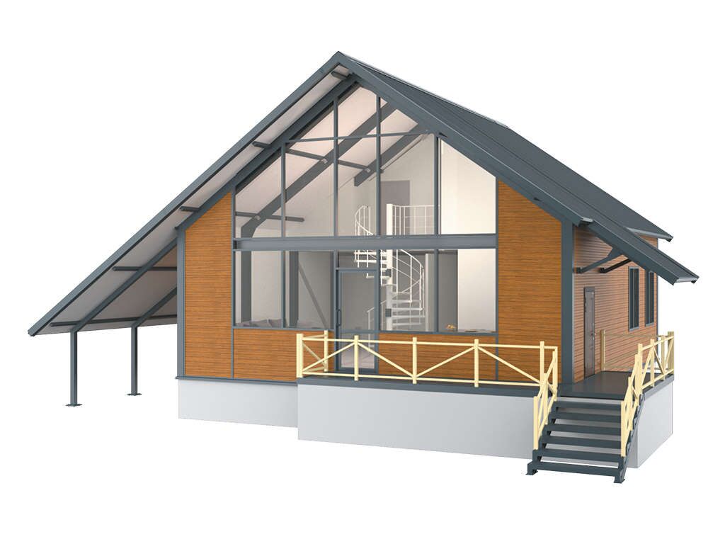 Быстровозводимые частные дома 12