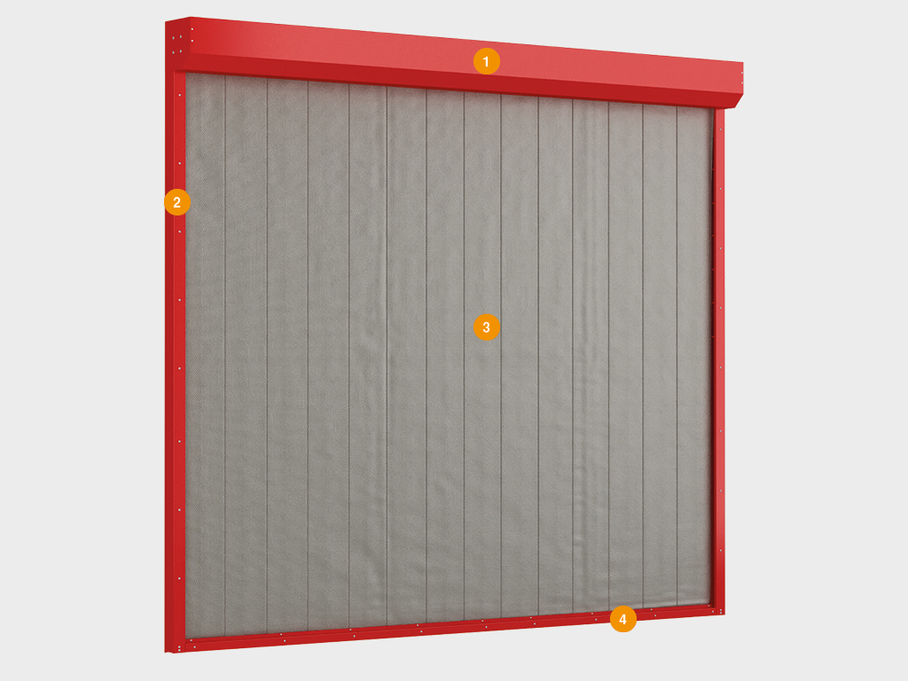 Шторы противопожарные с классом огнестойкости E 120/I 60 4