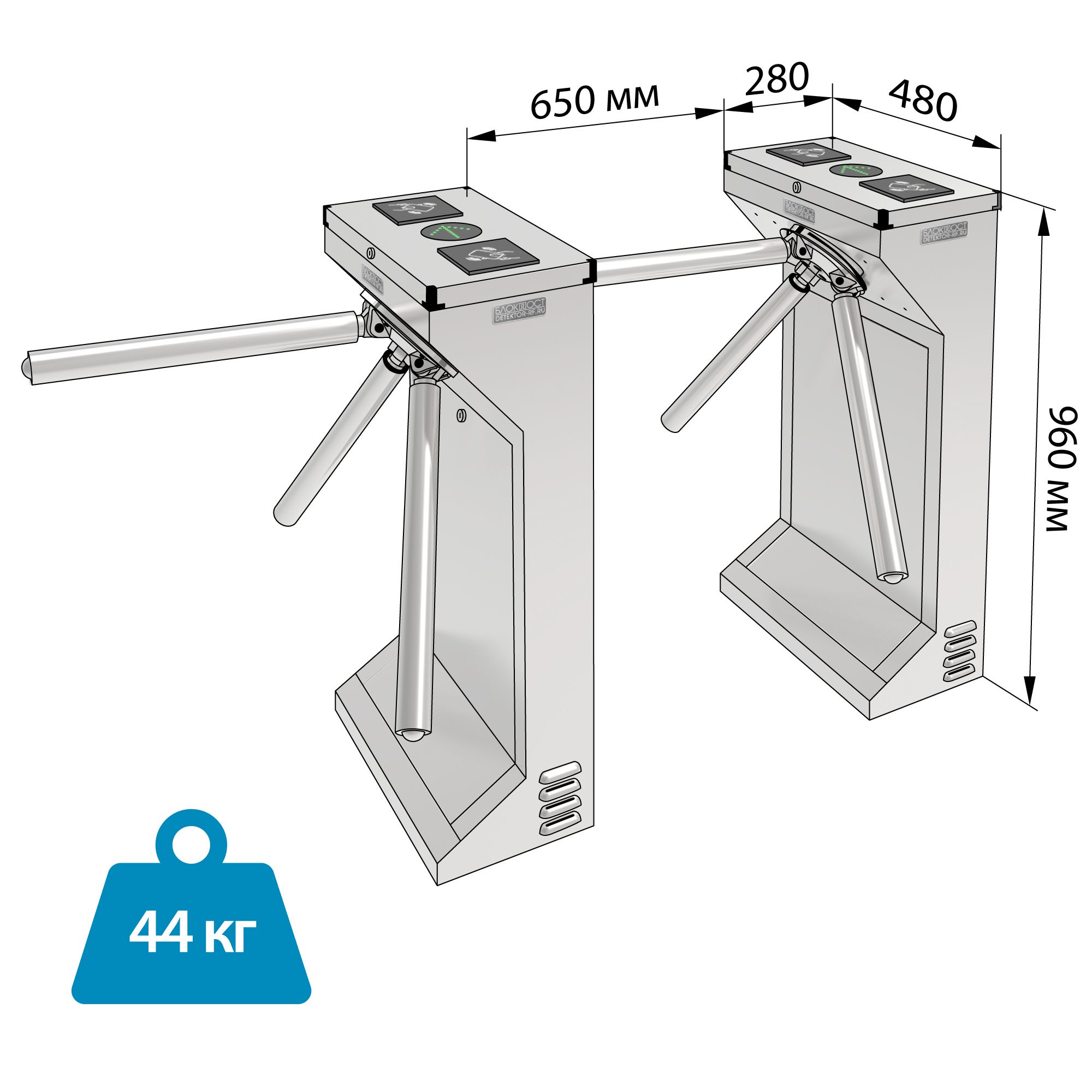 Турникет-трипод БЛОКПОСТ ТРД 600 2 Турникет-трипод БЛОКПОСТ ТРД 600 2