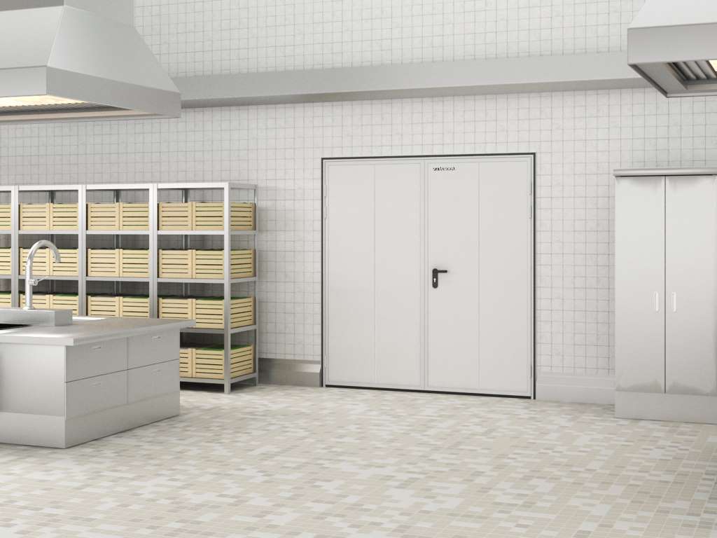 Холодильные двустворчатые двери для морозильных камер 10