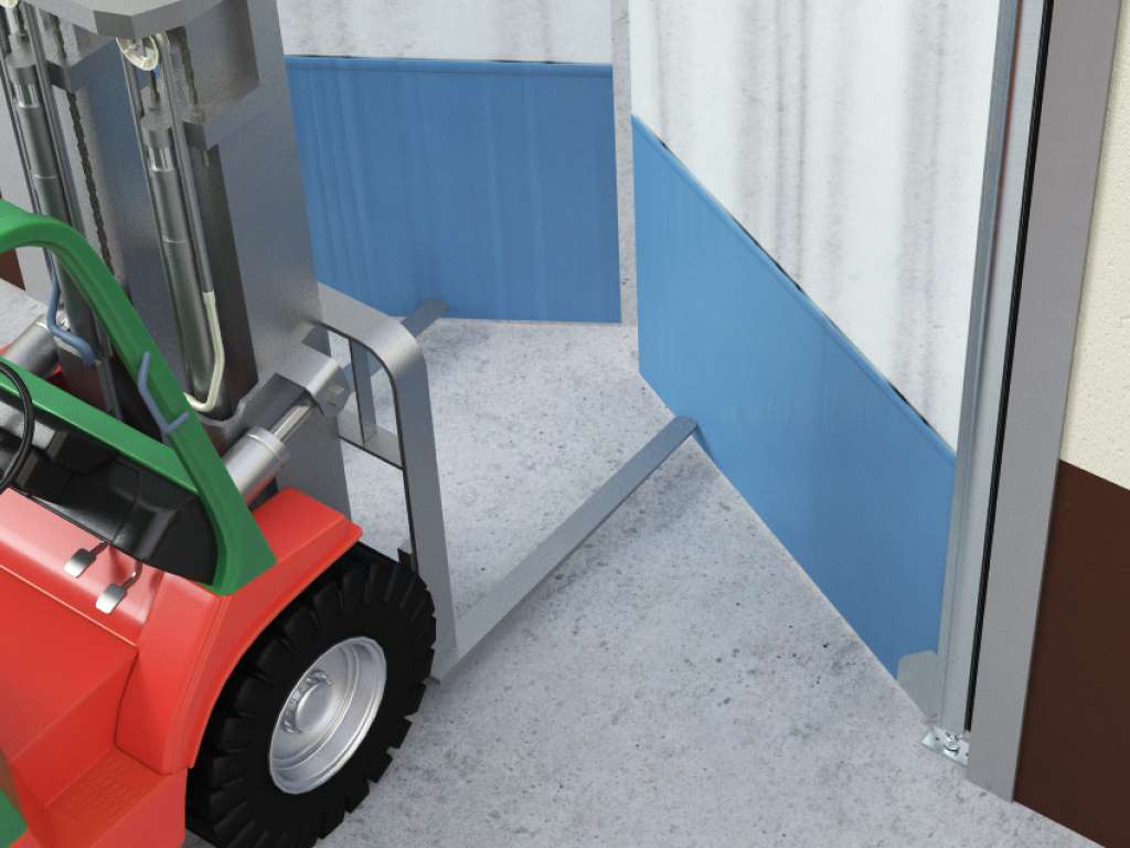 Маятниковые пленочные двери серия SSD 8