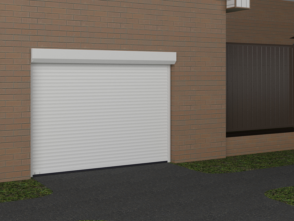 Ворота рулонные (Рольворота) из одностороннего экструдированного роллетного профиля RHE84М 4