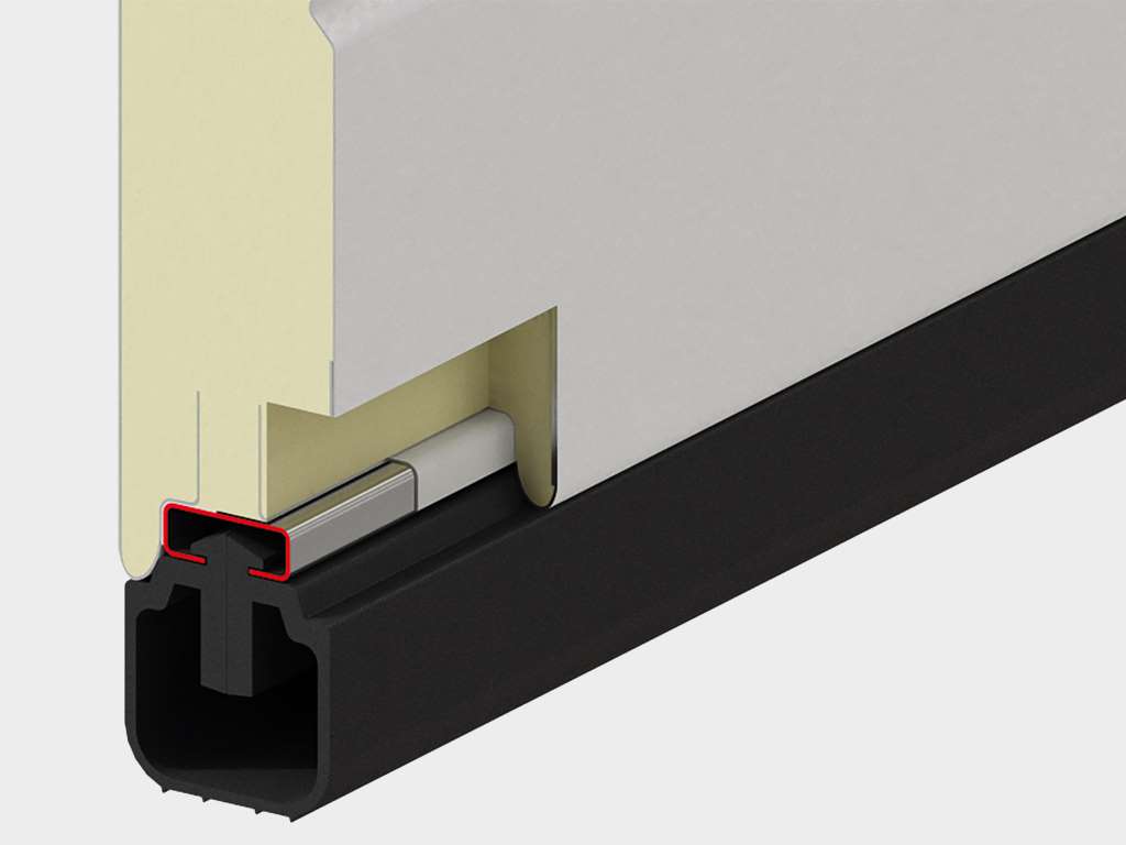 Ворота гаражные секционные с торсионным механизмом RSD02 42