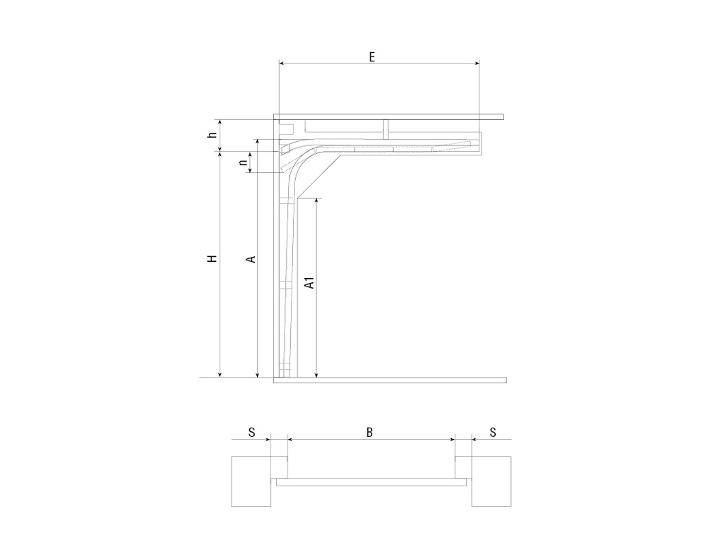 Ворота гаражные секционные из алюминиевых панелей с пружинно-инерционным механизмом RSD02LUX 4