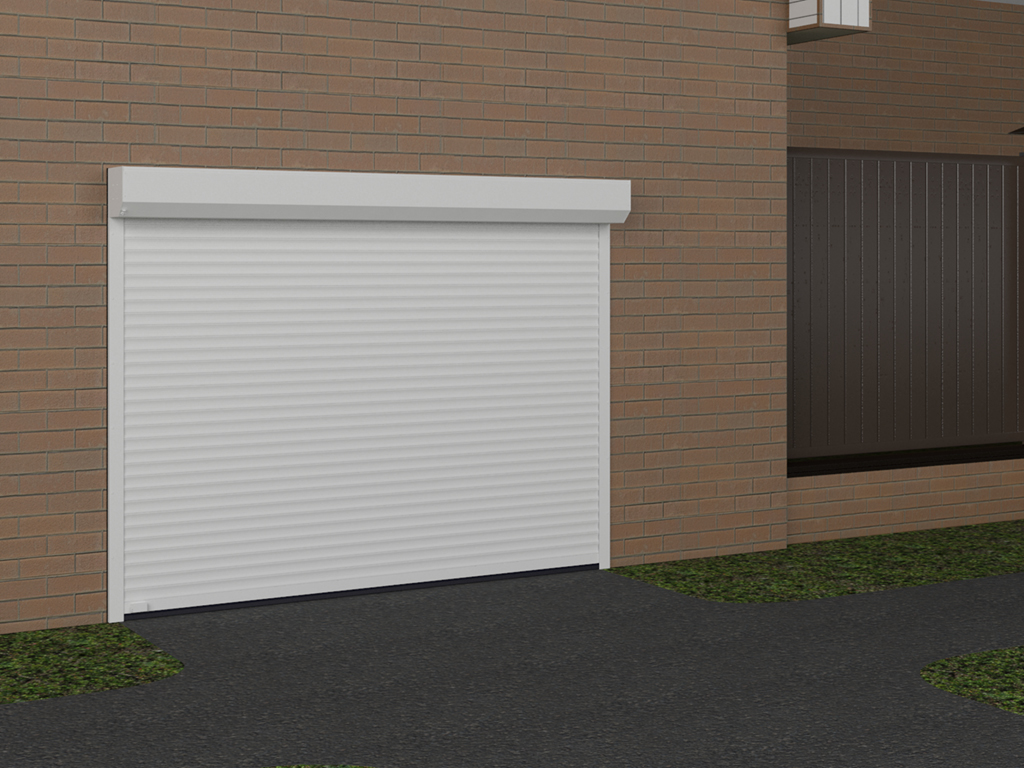 Ворота рулонные (Рольворота) из одностороннего экструдированного роллетного профиля RHE84М 3