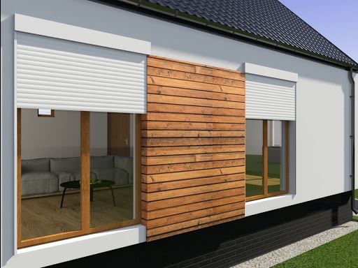 Рольставни взломостойкие на окна из экструдированного роллетного профиля RHE45M 8