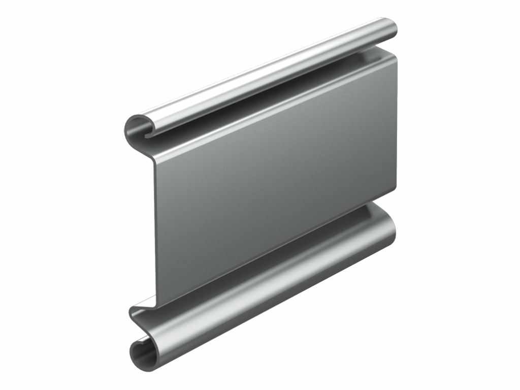 Рольставни на витрину из стального роллетного профиля RHS52 8