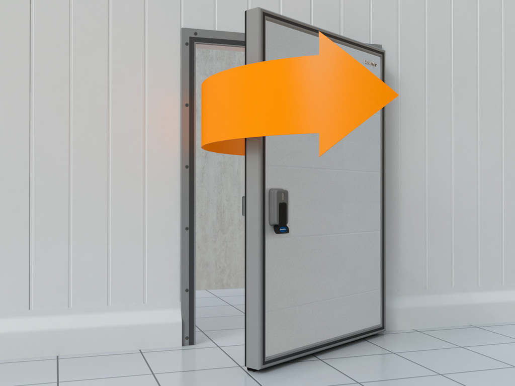 Холодильные распашные двери IsoDoor IDH1 для морозильных камер 2