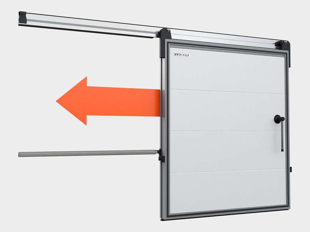 Холодильные откатные двери IsoDoor IDS1 для морозильных камер 2