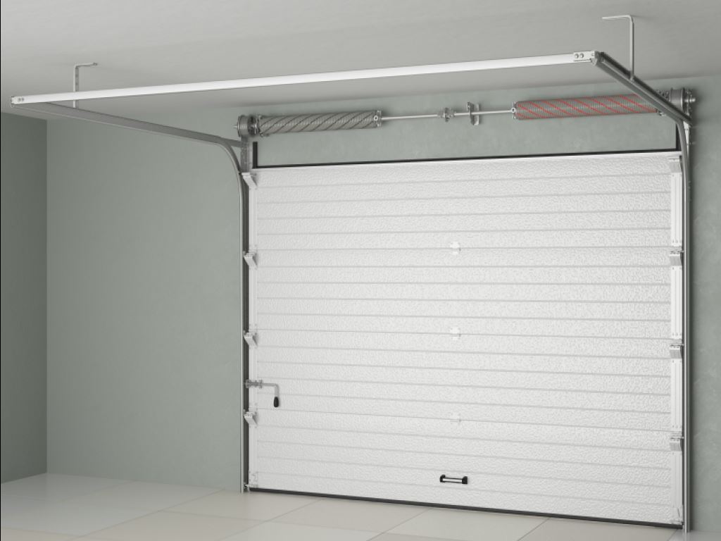 Ворота гаражные секционные с торсионным механизмом RSD02 8