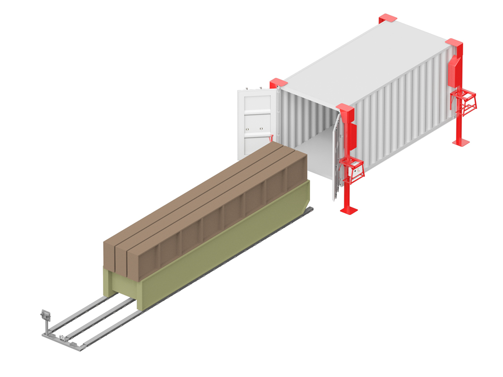 Система погрузки-разгрузки контейнеров 1