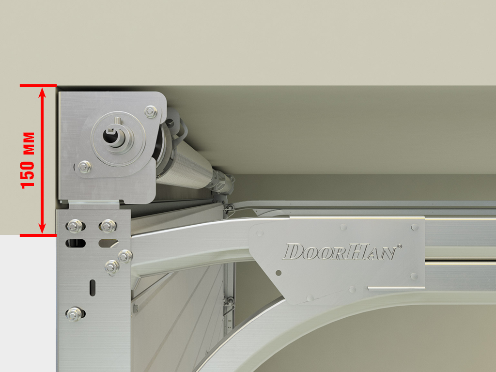 Ворота гаражные секционные с торсионным механизмом RSD02 39