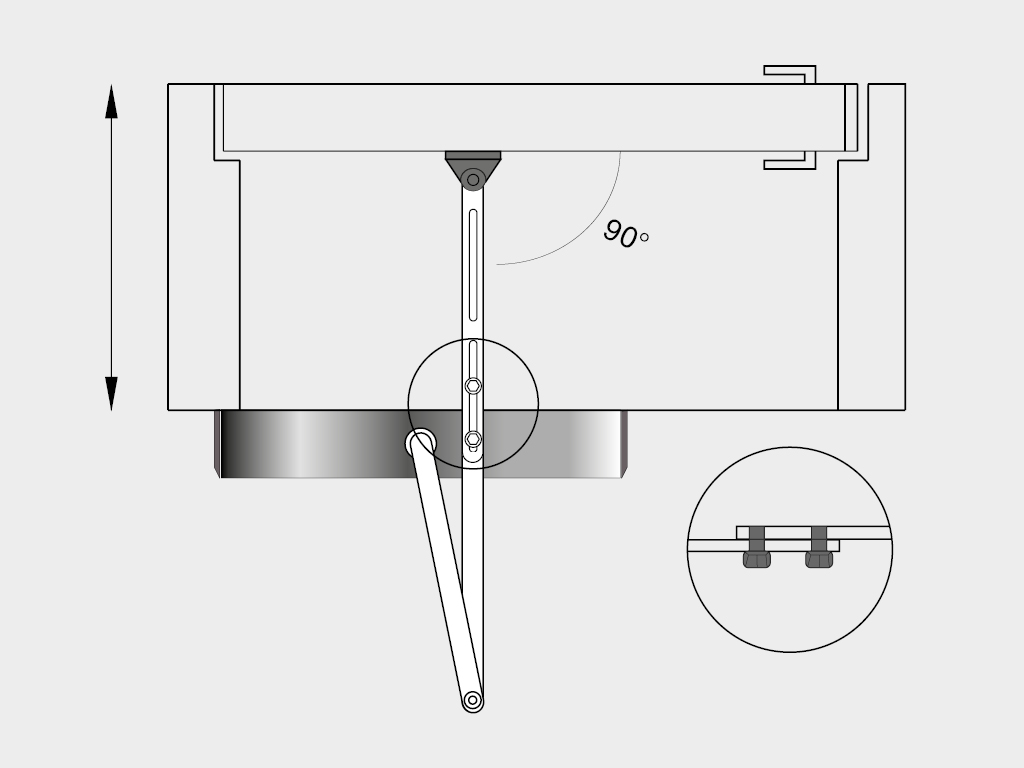 Привод автоматический для распашной двери AD-SWING 4
