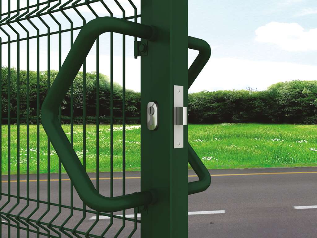 Калитка со стальной рамой и заполнением сварной сеткой 17