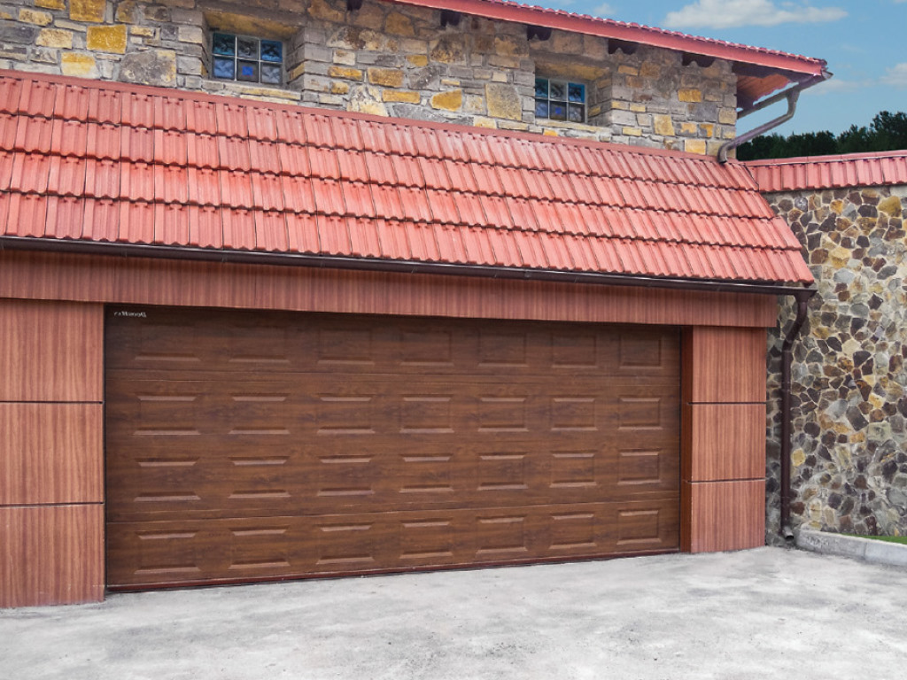 Ворота гаражные секционные с торсионным механизмом RSD02 14