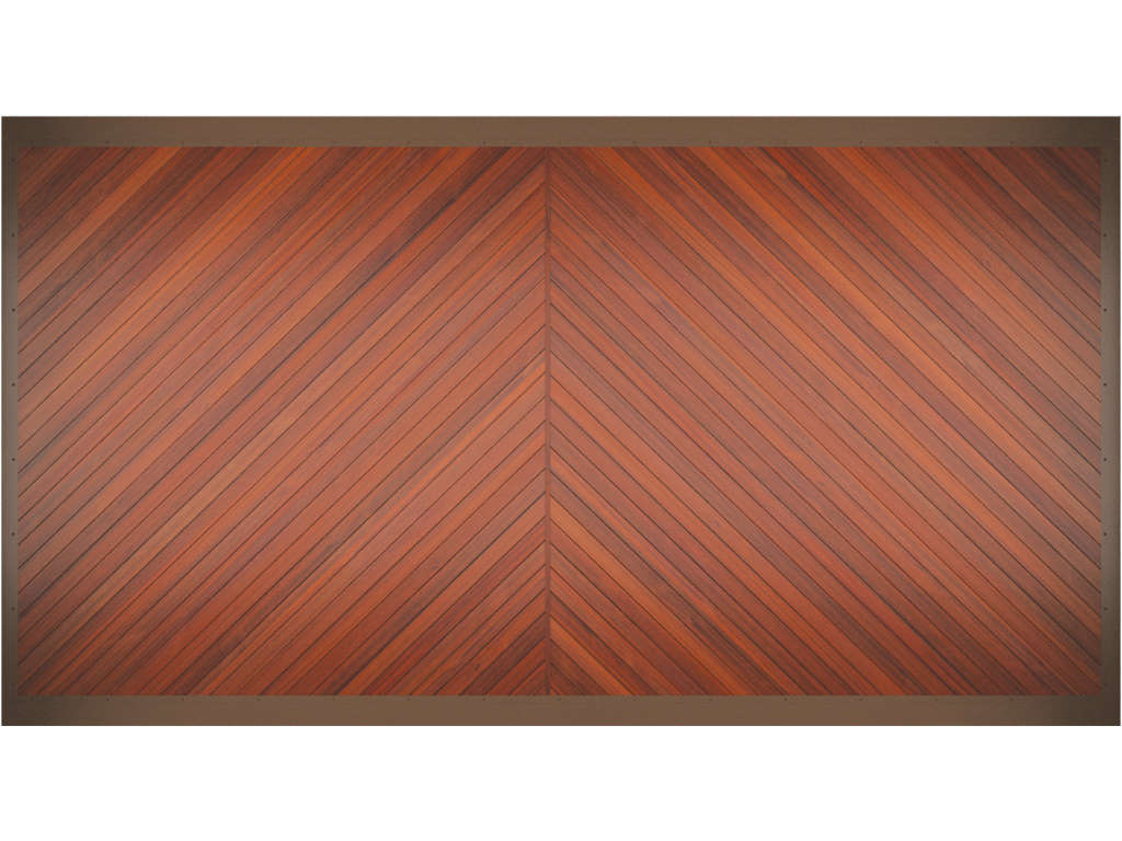 Распашные ворота из сендвич-панелей 15