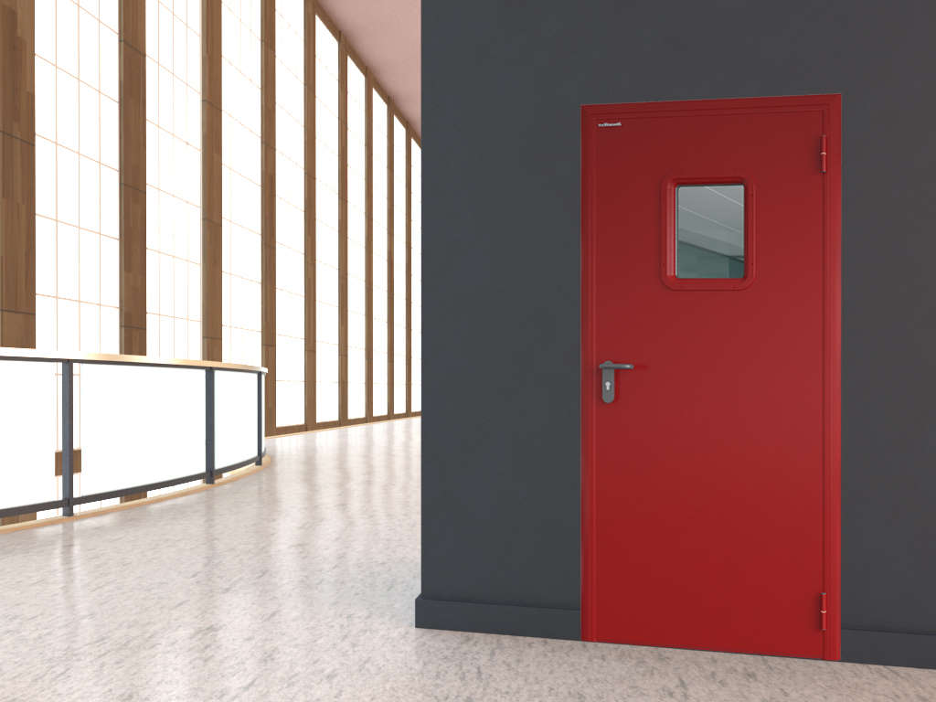 Противопожарные двери одностворчатые 3