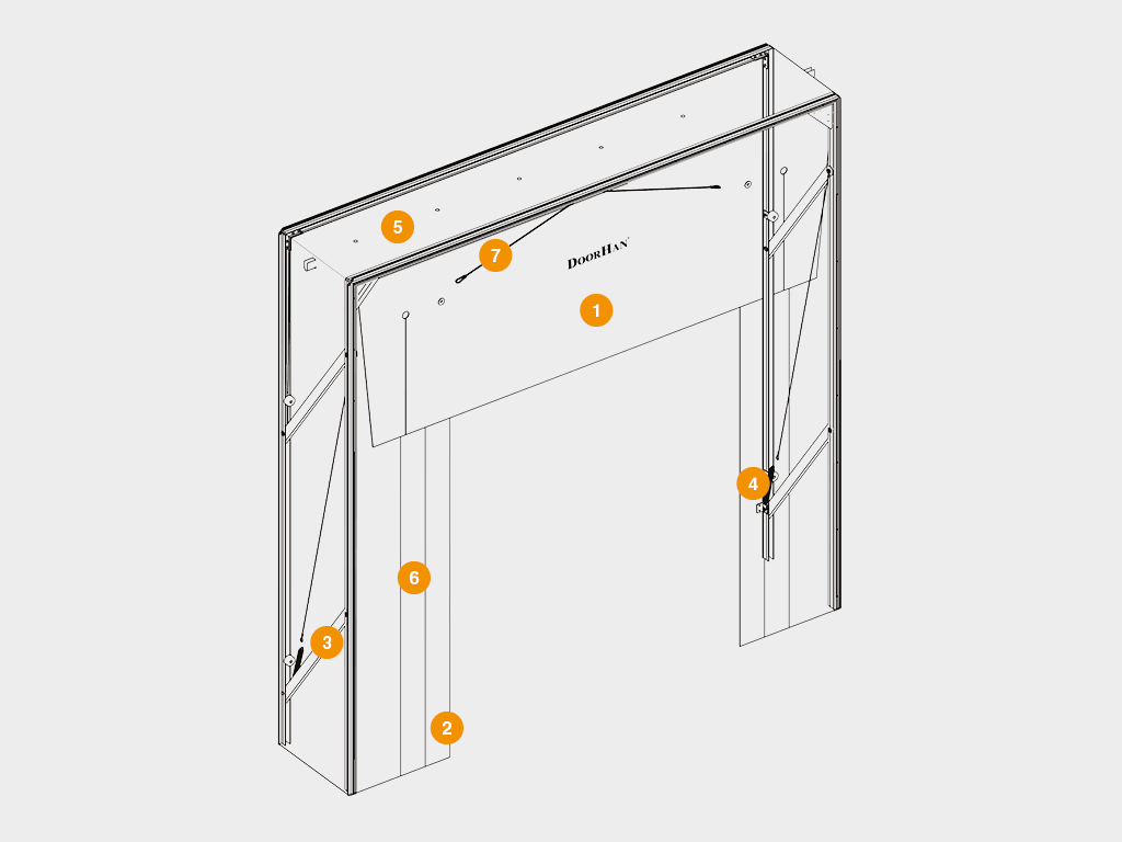 Герметизатор со складной рамой 1
