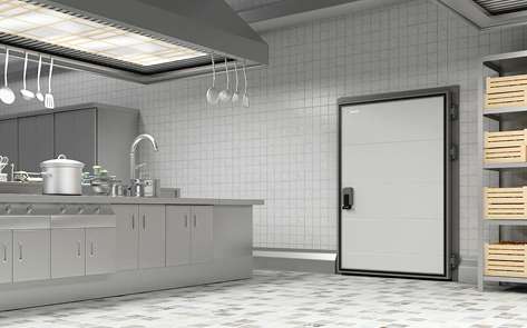 Холодильные распашные двери IsoDoor IDH1 для морозильных камер 11