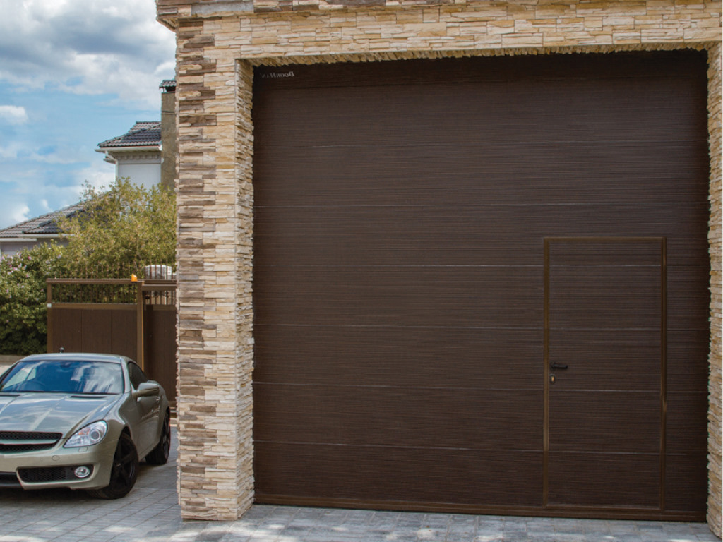 Ворота гаражные секционные с торсионным механизмом RSD02 16