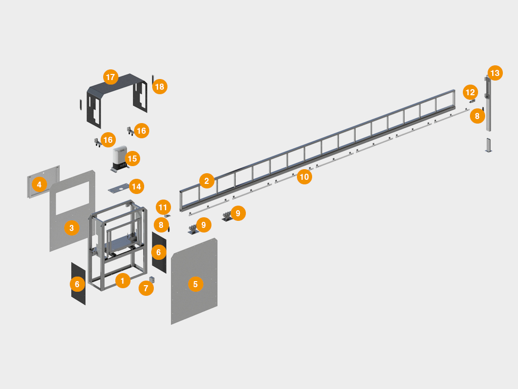 Шлагбаум антивандальный Barrier Protector 1