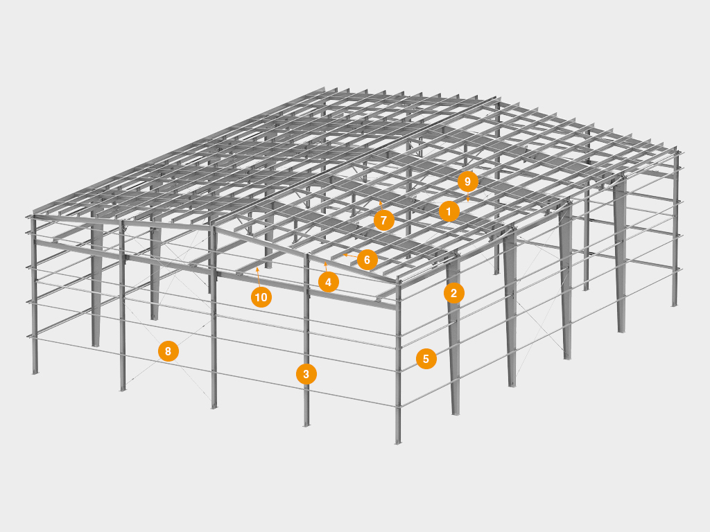 Каркасные здания DoorHan рамного типа 1 Каркасные здания DoorHan рамного типа 1