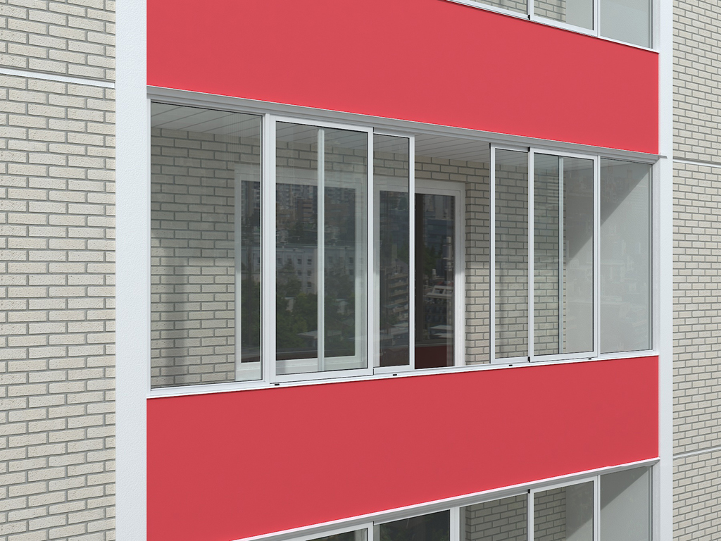 Остекление балконов, балконная система 2