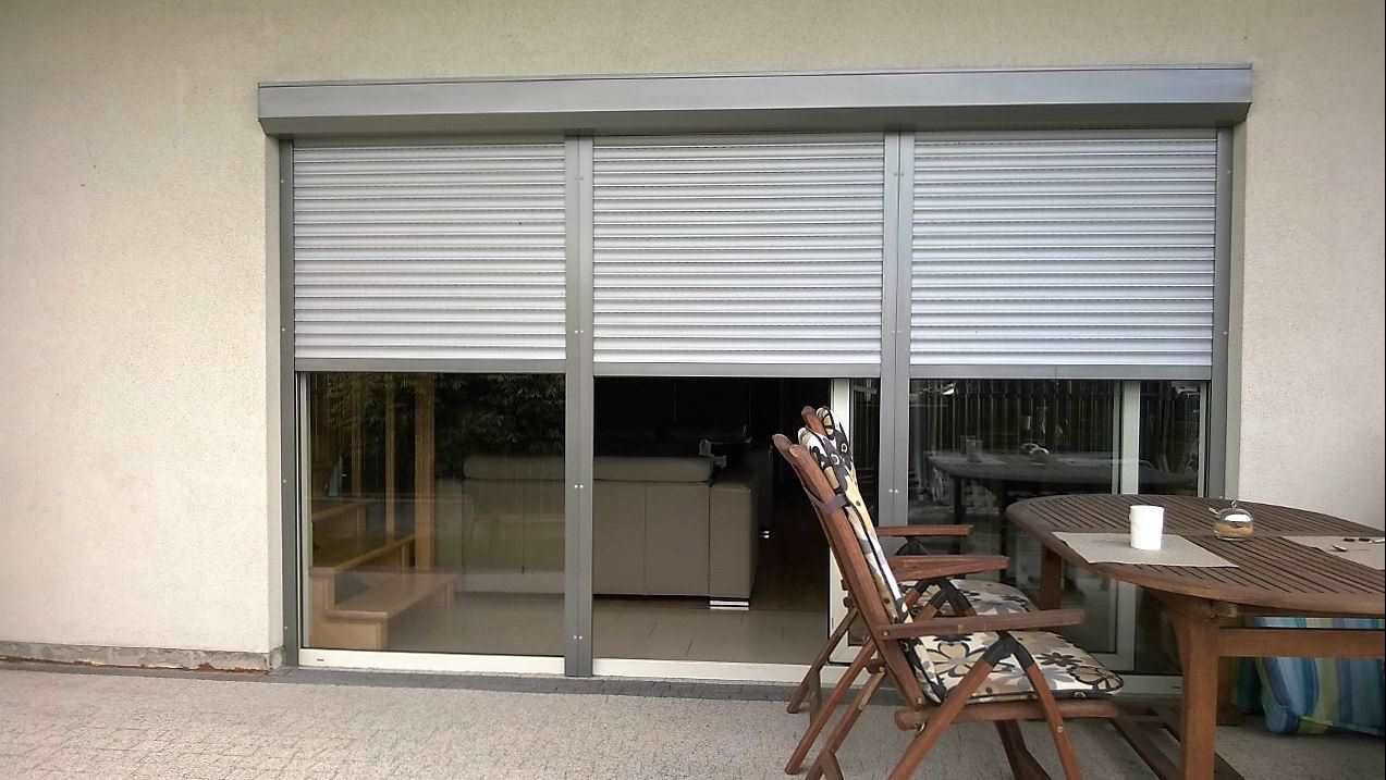 Рольставни на окна из пенозаполненного роллетного профиля RH45N 7