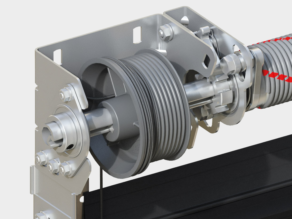 Промышленные секционные ворота ISD01 40