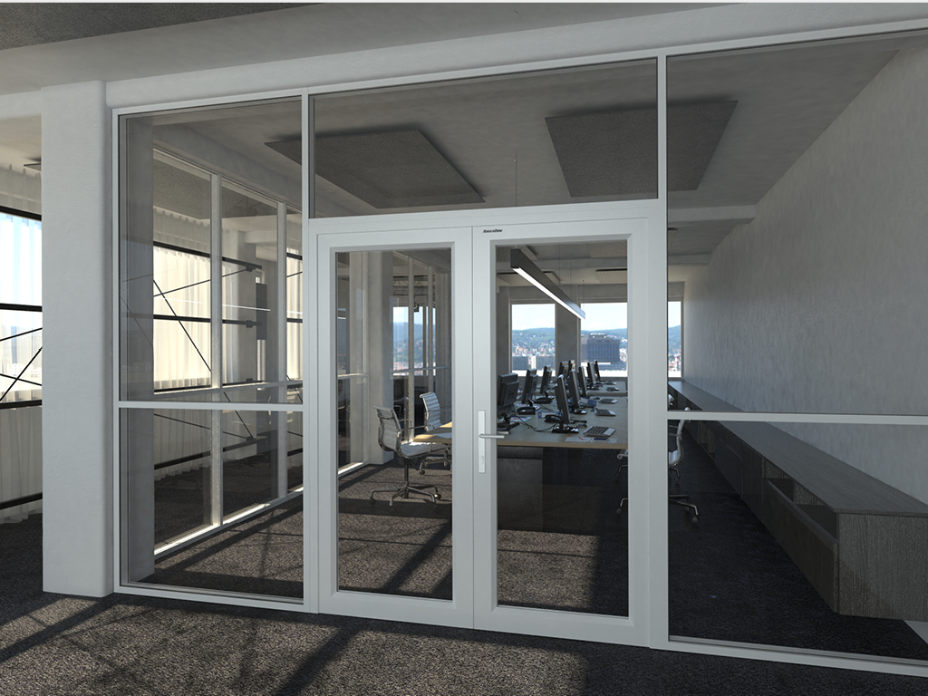 Офисные алюминиевые перегородки 5 Офисные алюминиевые перегородки 5