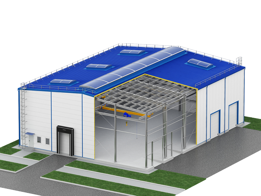 Каркасные здания DoorHan рамного типа 2 Каркасные здания DoorHan рамного типа 2