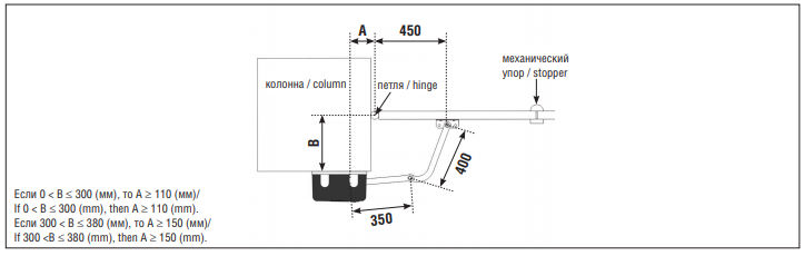 Комплект автоматики для распашных ворот ARM 320 PRO до 800 кг 2