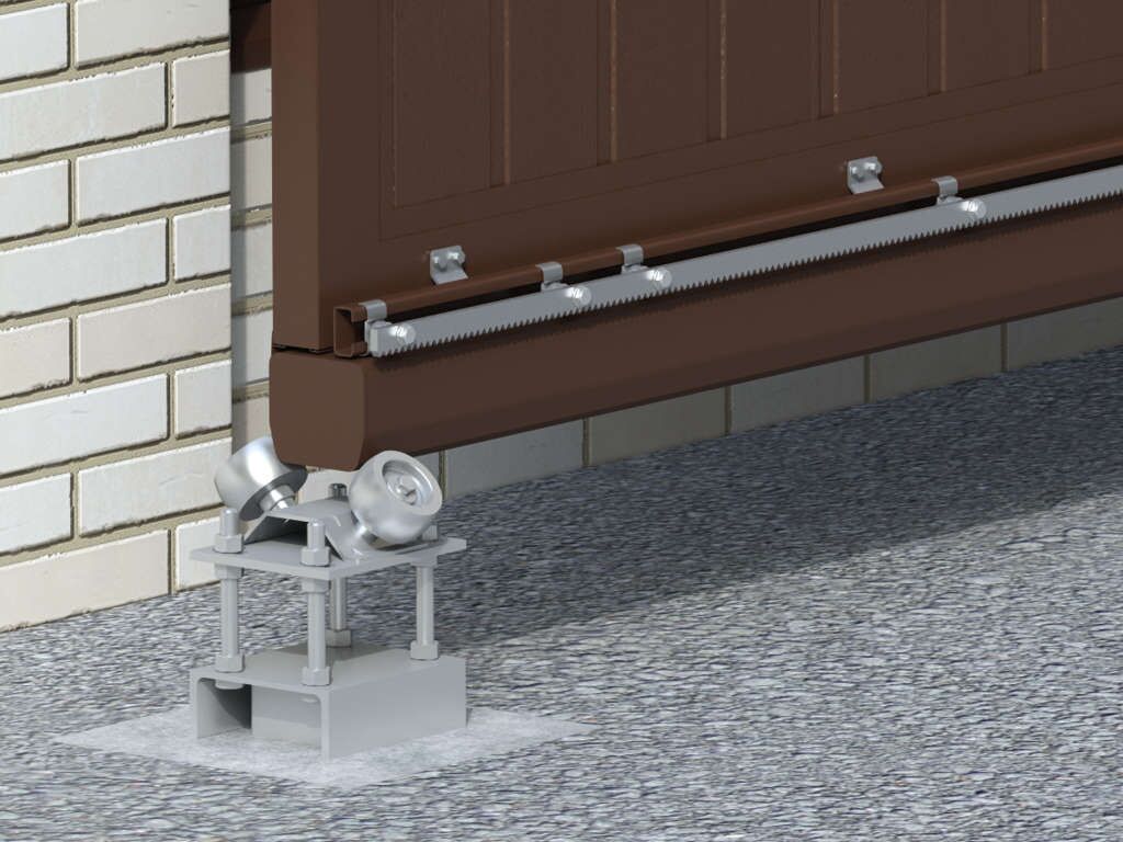 Откатные ворота из сендвич-панелей 42 Откатные ворота из сендвич-панелей 42